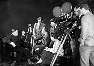 Newsreel: Erik Jan Hanussen, clairvoyant, interviewed on camera