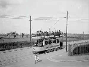 Erith: Erith Council Tram in Lower Road, Erith