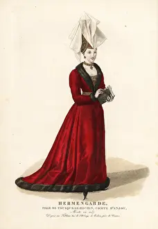Danjou: Ermengarde, daughter of Fulk IV, Count of Anjou, died 1147