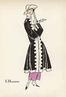 Cocked: ERMINE COAT 1922