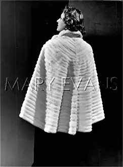 ERMINE EVENING CAPE 30S