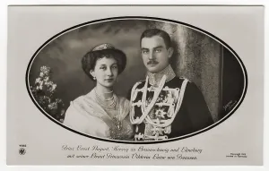 Aristocracies: Ernest Augustus III, Duke of Brunswick, with Victoria Louise
