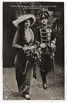 Aristocracies: Ernest Augustus III, Duke of Brunswick, with Duchess Victori