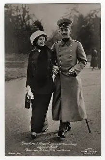 Aristocracies: Ernest Augustus III, Duke of Brunswick, with Victoria Louise
