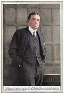 Antartic: Ernest Shackleton - Irish Antartic explorer - 1914