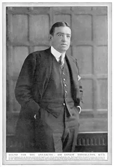 Antartic: Ernest Shackleton - Irish Antartic explorer - 1914