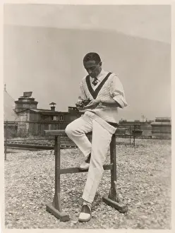 Dryden Collection: ERNST DRYDEN, cricket