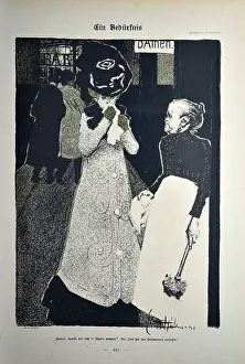 Attendant: Ernst Heilemann Ein Beduerfnis - A Need, 1899