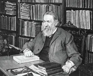 Mach: Ernst Mach at his library