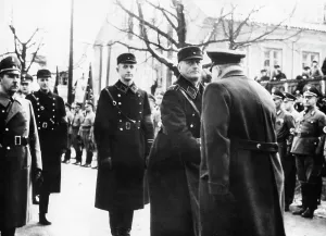 Handshake: Ernst Neumann at the reconstruction of the