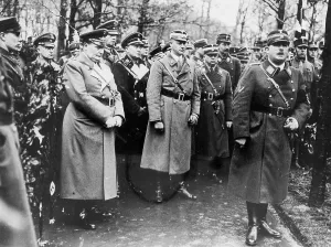 Auwi: Ernst Rohm, Viktor Lutze and Wilhelm Schepmann, 1934