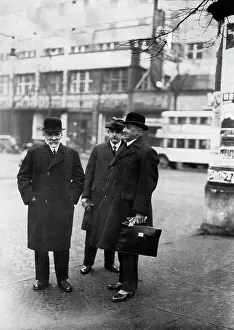 Stresemannstrasse: Ernst Streeruwitz, his son and Fritz Tilgner