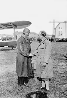 Entered: Ernst Udet during an air show, 1926