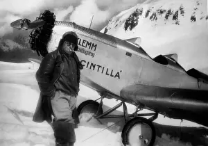 Udet: Ernst Udet in Avalanche, 1930