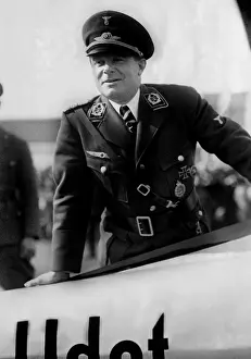Entered: Ernst Udet with his glider, 1936