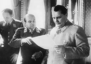 Udet: Ernst Udet with Hermann Goring, 1941
