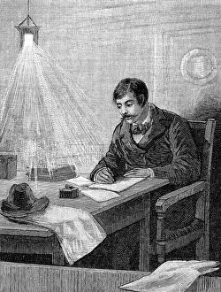 Sometimes: Ernst von Bibra Working By Light of Bioluminescence