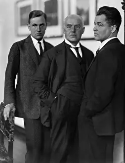 Borsig: Ernst von Borsig with his sons, 1929