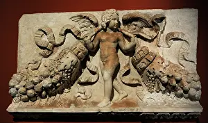 Cherub: Eros. Roman relief