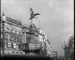 Whiskey: The Eros Statue in Piccadilly Circus With Neon