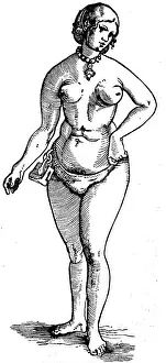 Eroticism: eroticism, chastity belt, anonymous engraving
