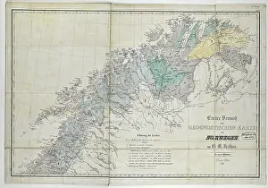 Norwegen: Erster Versuch einer Geognostischen Karte von Norwegen