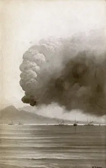 Billowing: Eruption of Mount Vesuvius, Italy