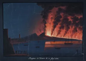 Eruptions: Eruption of Vesuvius, 15th June 1794