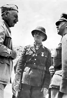 Reconquest: Erwin Rommel with General Gariboldi, 1941