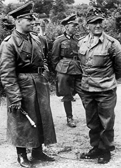 Repel: Erwin Rommel with paratroopers in Normandy, 1944