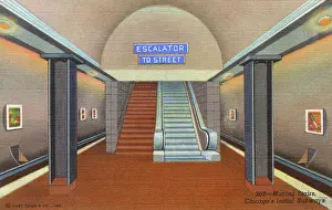 Escalator: The escalators of the Chicago Subway