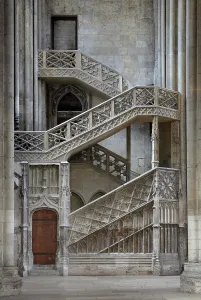 Libraires: Escalier des Libraires, Rouen cathedral, Normandy, France