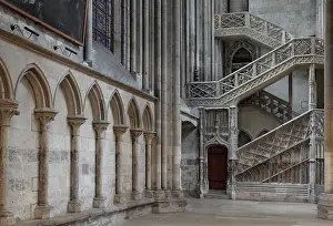 Libraires: Escalier des Libraires, Rouen Cathedral, Normandy, France