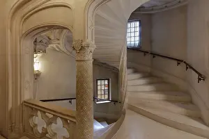 Maintenon: Escalier d'honneur, Chateau de Maintenon, Eure-et-Loir