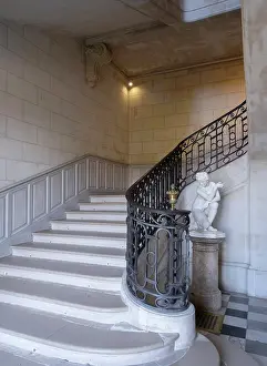 Banister: Escalier d'Honneur, Chateau de Valencay, Indre, France