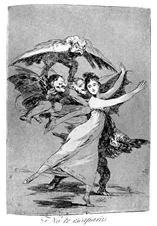 Caprichos: You will not escape Artist: Francisco Goya