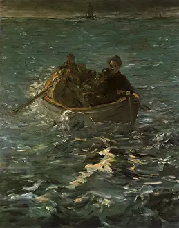 Manet: The Escape of Rochefort, by Manet