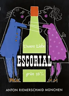 Liqueur: Escorial liquer advert