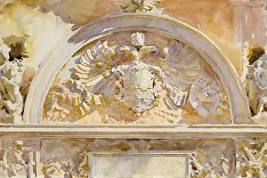 Painterly: ESCUTCHEON OF CHARLES V OF SPAIN, by John Singer