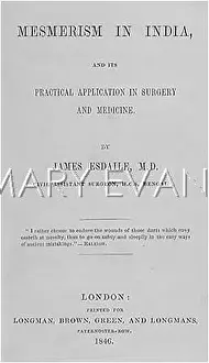 Mesmerism: ESDAILE BOOK