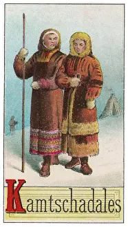 Eskimos: Eskimo couple of Kamchatka