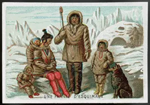 Igloo: ESKIMO FAMILY