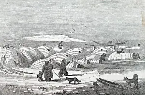 Eskimo: An Eskimo village