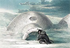 Igloo: ESKIMOS BUILD IGLOO 3