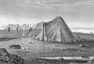 Franklins: ESKIMOS SUMMER TENTS