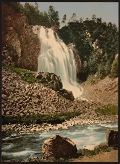 Odda: Espelandsfos, Odde (i.e. Odda), Hardanger Fjord, Norway