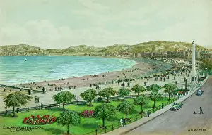 Orme: Esplanade and Little Orme, Llandudno, Conwy, North Wales