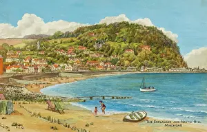 Minehead: Esplanade and North Hill, Minehead, Somerset