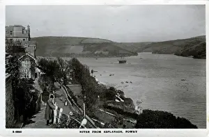 Esplanade: The Esplanade & River, Fowey, England