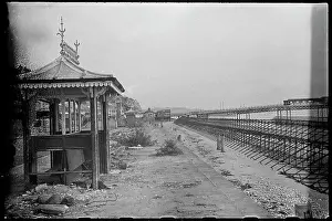 Scaffolding: Esplanade, Shanklin, Isle of Wight, Isle of Wight